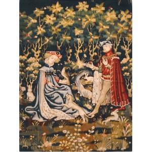 Gobelin tapisserie  - Offrande du coeur